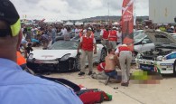 Porsche Crashes Into Crowd