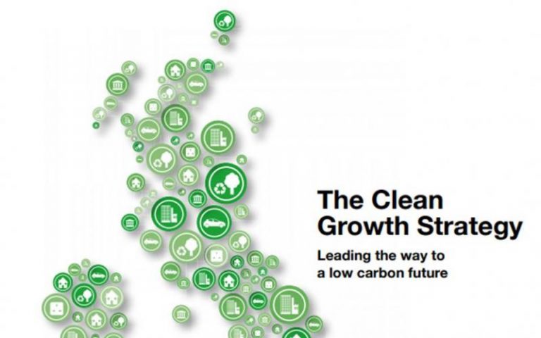 What is the Clean Growth Strategy the government has put in place?