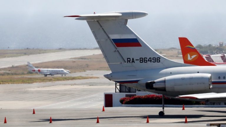 Russian Aircraft With 99 Soldiers Land In Venezuela